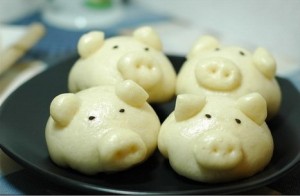 Bánh bao hình heo