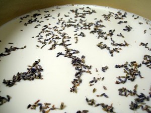 Cho thêm hoa oải hương