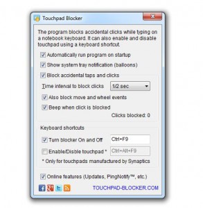 Touchpad Blocker